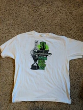 Monster Energy Supercross Motorsport AMA FIM Championship Vtg Sports T Shirt M