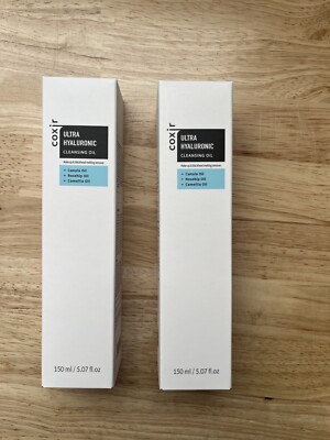 coxir ULTRA HYALURONIC CLEANSING OIL l Korean Facial Cleanser Pack of 2