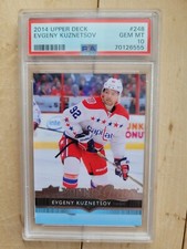 2014-15 Upper Deck Evgeny Kuznetsov Young Guns PSA 10 Gem Mint Rookie RC #248