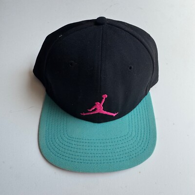 VINTAGE Nike Air Jordan Pink Teal Elephant Print Jumpman