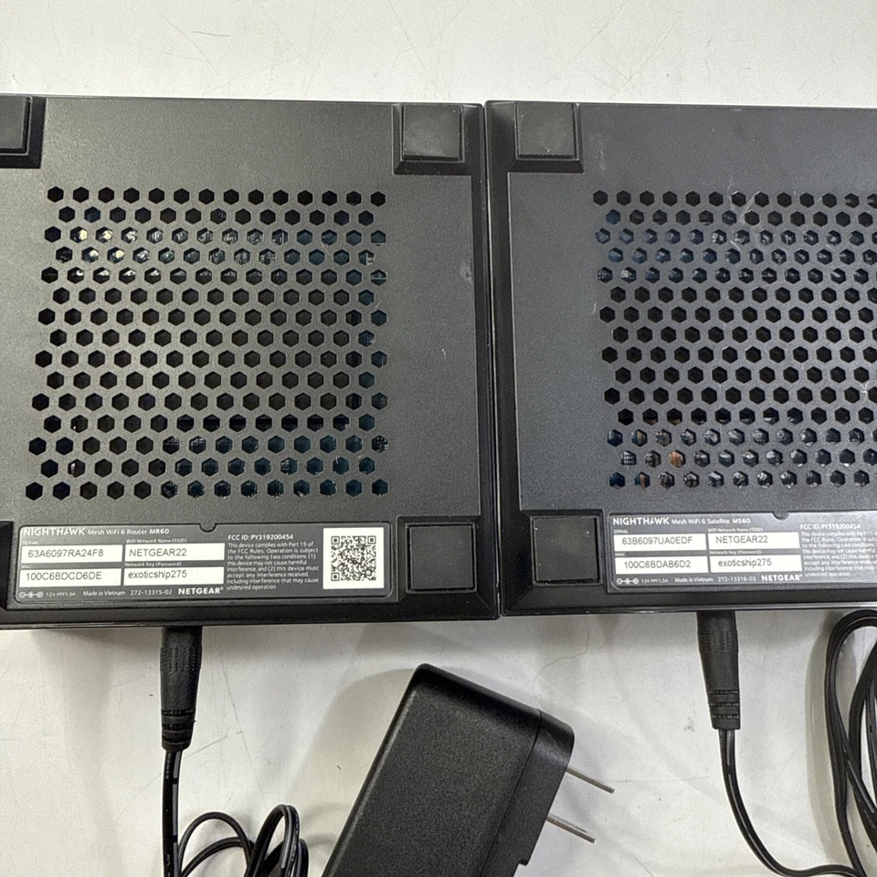 NETGEAR Nighthawk Home Mesh WiFi 6 Add-on Satellite Model MK62 with Power - Image 3 of 3