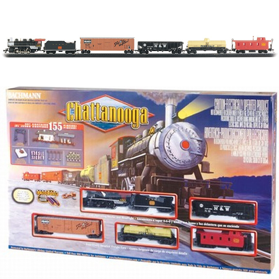 Bachmann 00626 Chattanooga Electric Train Set w/ E-Z Track
