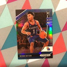Devon Dotson #32 RC /199 Kansas / Bulls  blue ref 2020-21 Prizm Draft Picks