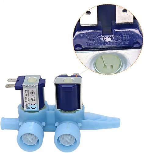 Washer Water Inlet Solenoid Valve for GE WH13X10024 AP3861119 PS1155105 WH13X86 - Picture 3 of 3