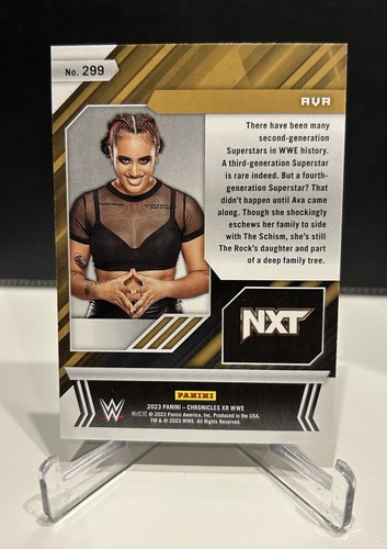 Ava - XR Bronze Rookie RC - 2023 Panini WWE Chronicles - Imagen 2 de 2