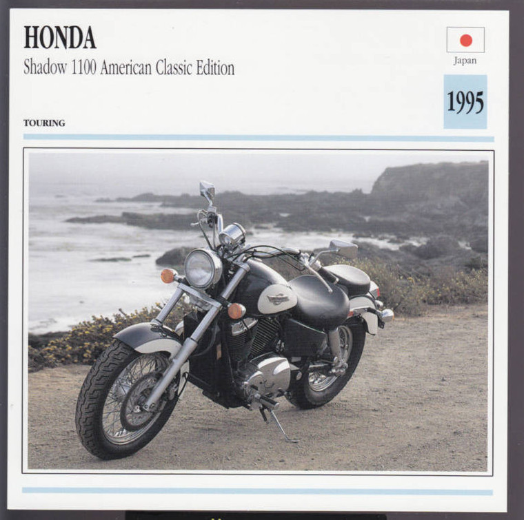 パーツ Honda Shadow American Classic Edition 1995 Honda Shadow 1100cc American Classic Edition Motorcycle Photo