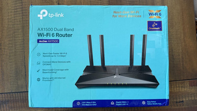 TP-LINK Archer AX1500 1.5 Gbps Wi-Fi 6 Dual-Band Wireless Router