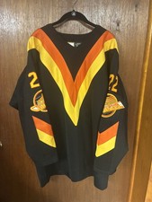 Authentic Mitchell & Ness 82-83 Vancouver Canucks David Tiger Williams Jersey 52