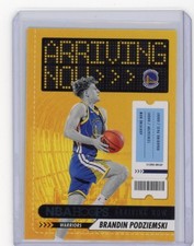 Brandin Podziemski NBA Hoops 2023-24 Arriving Now RC #15 Golden State Warriors