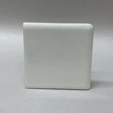 Florida Tile USA 4-1/4" Vintage Snow White Corner Tile NOS 4x4” Subway Tile