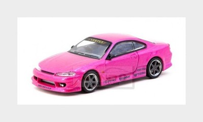 1:64 TARMAC Nissan Silvia (S15) Coupe Vertex 1999 Pink Met T64G-023-Pi Model