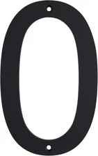 BetLight House Numbers for Outside- 6 Inch Screw in 6 inch high, black 