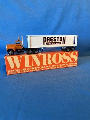Winross, PRESTON (the 151 Line) 1992, 65 Year of Quality Service. Ford & Trailer