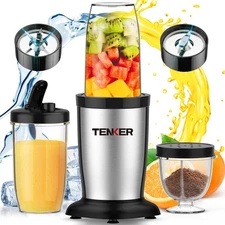 TENKER 900 Watt Personal Blender for Shakes Smoothies Seasonings Sauce Kitchen