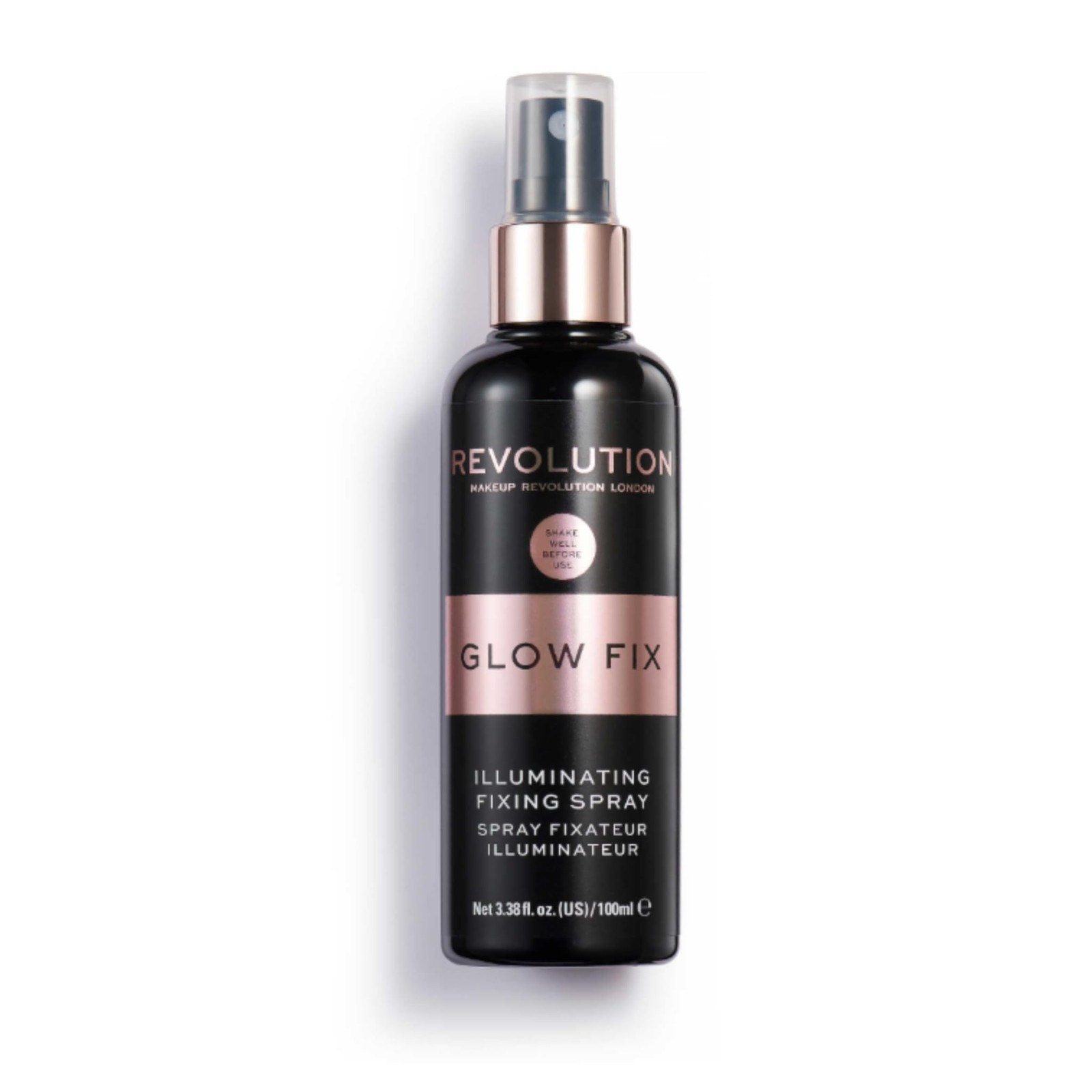 Revolution Glow Fix Illuminating Setting Spray for LongLasting Makeup, 100ml - Image 2