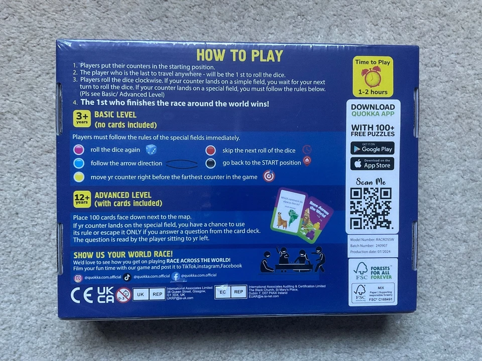 *NEW* Race Across The World  - QUOKKA Board Game - Educational Geography Travel - Image 2 of 4