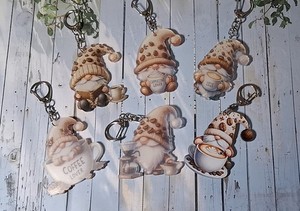 Wichtel Kaffee Schlüsselanhänger Glück Geschenk Taschenbaumler