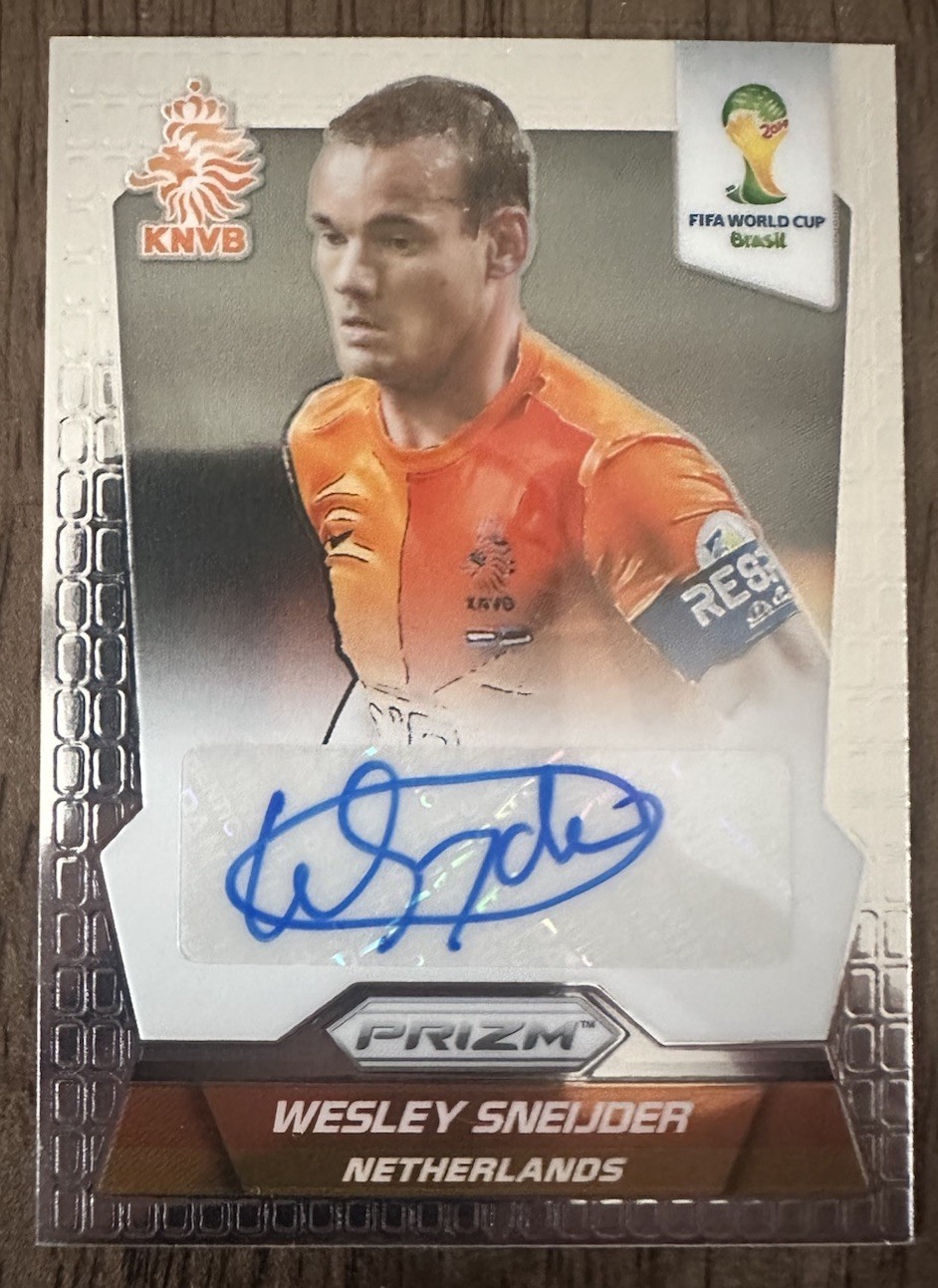 Wesley Sneijder 2014 Prizm World Cup Signatures Price Guide