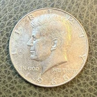 1966 Kennedy Half Dollar 40% Silver Coin AU