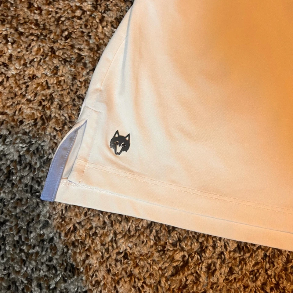 Camisa Polo Greyson XL Blanca Golf Atlética Logo Lobo Ropa de Hombre Foto 3 de 4