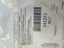 341241 Genuine OEM Brand New Whirlpool Kenmore Dryer Drum Belt Bulk .h6j3