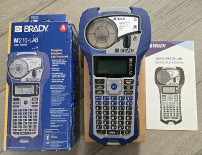 Brady #M210-LAB Laboratory Handheld Label Maker .75'' Tougher,Smarter,Lab Focused