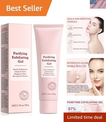 Gentle Exfoliating Gel Cleanser for All Skin Types - 1.76 Fl Oz Rejuvenation