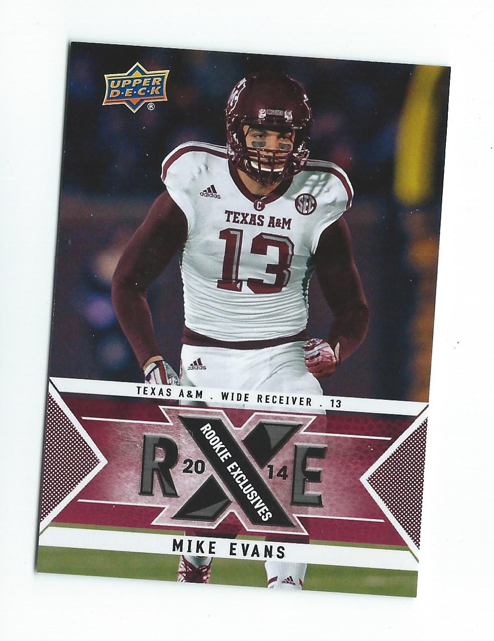 Mike Evans Upper Deck Rookie Exclusives #RE4 Base