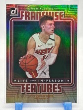 Tyler Herro 2020-21 Panini Donruss Franchise Features Green Flood #16 Miami Heat