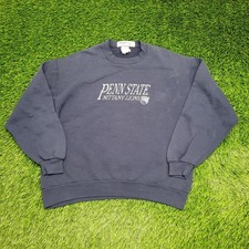 Vintage 80s Penn-State Sweatshirt M/L 22x24 Faded Crop USA Boxy