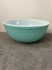 Vintage Pyrex 4 QT Robins Egg Blue Turquoise #404 Large Mixing Bowl EUC