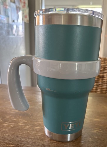 Yeti River Green 30oz Tumbler With Magslide Lid, Lid W Straw & Removable Handle