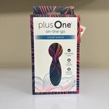 Plus One Vibrating on-the-go Travel Wand, 10 Modes Waterproof | New In Box
