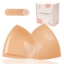 Depovor Double-Sided Adhesive Bra Inserts Large Size Lightly Padded For D Cups