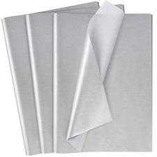 86 Sheets Tissue Paper, 14 x 20 Inch Gift Wrapping Paper Bulk for Silver