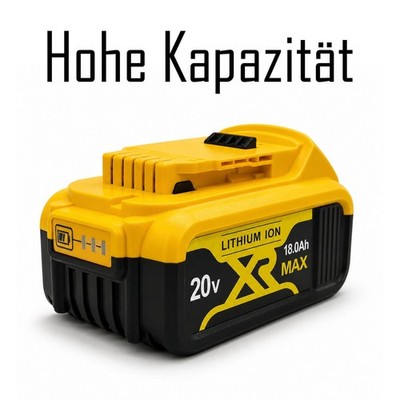 8,0Ah Akku Für DeWalt 18V 20V MAX XR Li-Ion DCB184 DCB182 DCB205