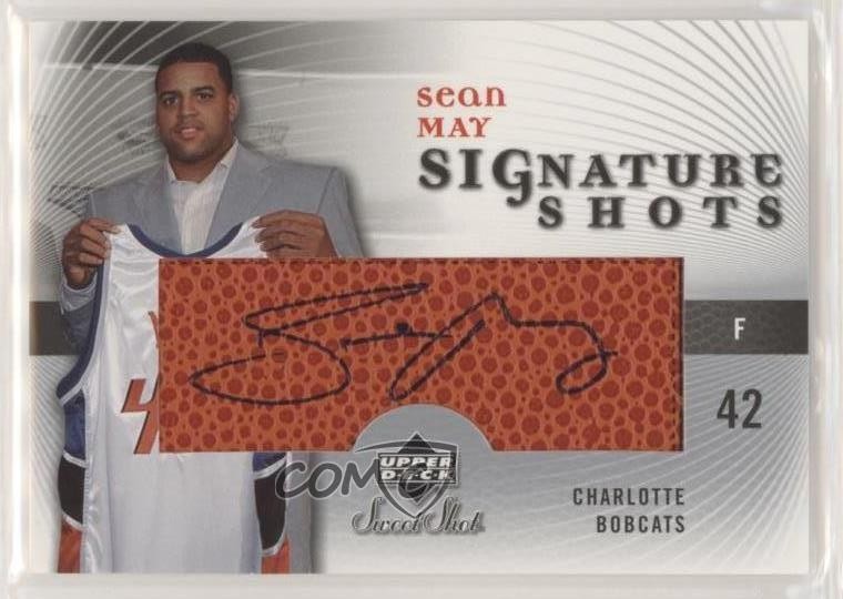 Sean May #SS-SM 2005-06 Upper Deck Sweet Shot Basketball Signature Shots