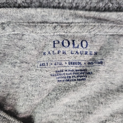 Polo Bear by Ralph Lauren T-Shirt Herren 4XLT Meliert Grau Kurzarm Rundhals - Bild 3 von 7