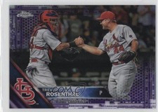 2016 Topps Chrome Purple Refractor /275 Trevor Rosenthal Yadier Molina #151 04br