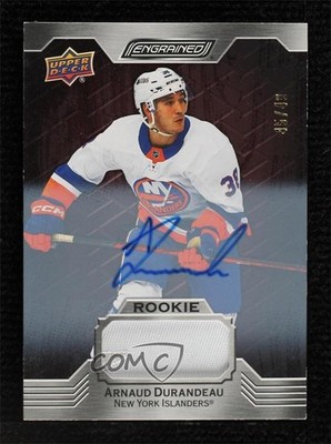 2023-24 Upper Deck Engrained Rookies Ebony 45/49 Arnaud Durandeau Rookie RC 18n5