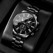 Men's Fashion Business watch, Simple casual quartz watch, Daily and work accesso