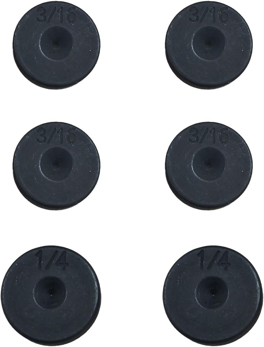 Brake Line Flaring Tool Kit, 6PCS, 3/16" & 1/4" Double Flare Tool for Brake Line