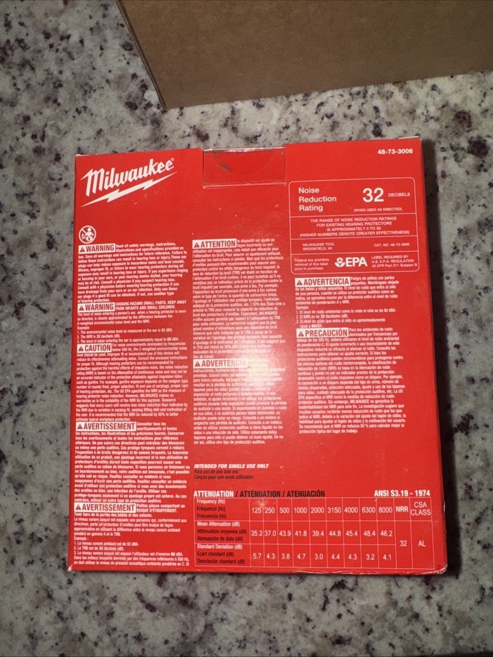 Milwaukee 48-73-3006 All Day Comfort Ear Plugs 100 Pr Individually ...