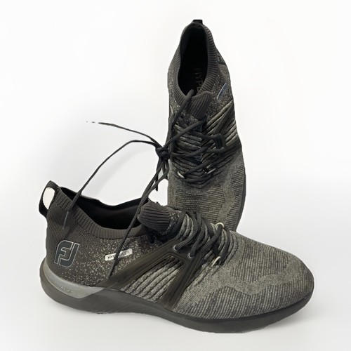 Footjoy Hyperflex anthrazitgrau Strick Stratofoam Golfschuhe - Herren 11,5M (51081)