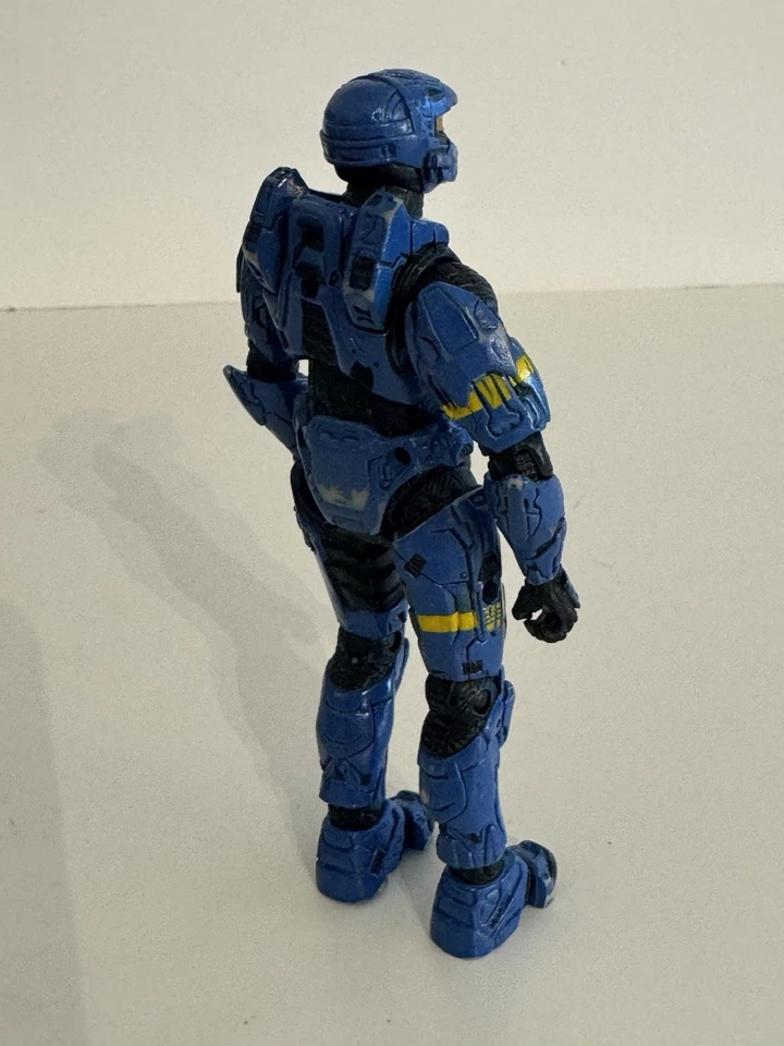 Figura McFarlane Halo 3 Serie 7 Azul Spartan Soldier Rogue Foto 4 de 4