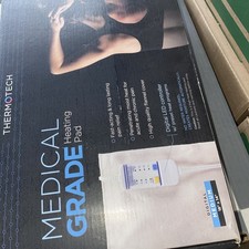 Medical Grade Heating Pad with Automatic Moist Heat by Thermotech, High Heat