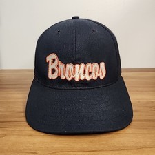 Vintage Rare Boise State Broncos Hat Made In USA Embroidered Logo Cap NCAA