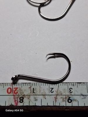50x2/0 Adlerkralle Schnabel japanische Barsch Haken Fliegenbinden High Carbon Salzwasser Haken