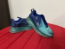 Nike Air Max 720 Youth Sea Forest Sneakers Green Blue Sz Y 6 see Desc Pictures 