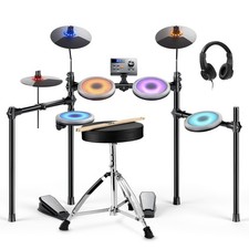 Donner DED-70R E Drum Set Mesh Schlagzeug USB...